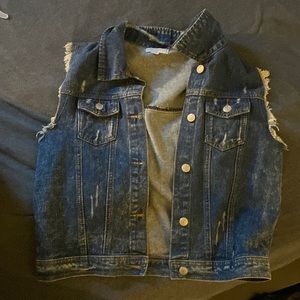 Cotton Jean Vest.